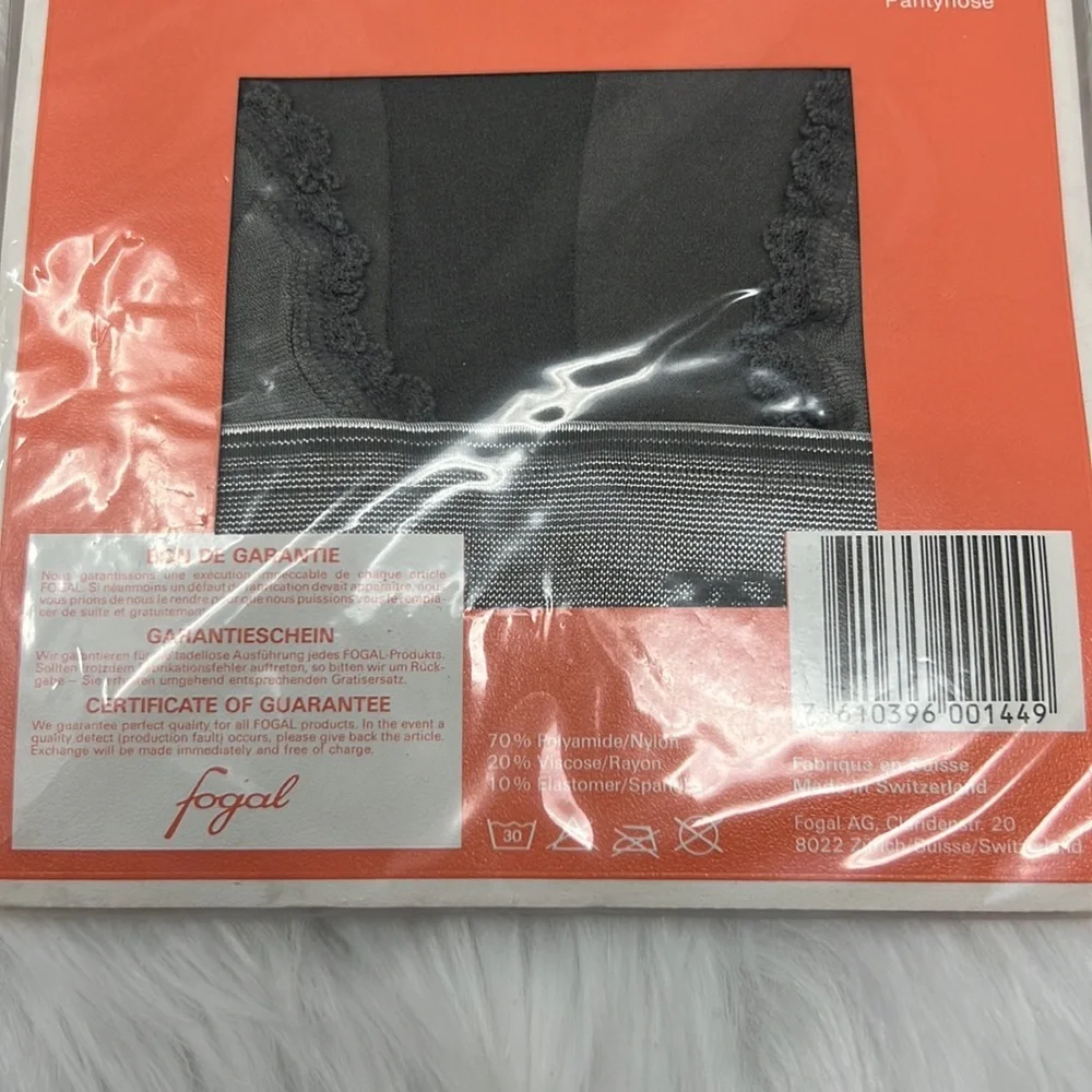 Fogal Mon Seul Désir 144 Pantyhose Taupe Size S Lace 15 Denier Swiss NIP